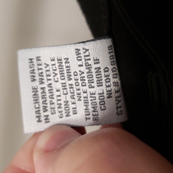 Cute Black Side Tie Capris Juniors size 13 - Picture 5 of 10